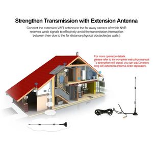 2024 Yeni ANPWOO WiFi Anten Uzatma Kablosu 3 Metre Uzun Aralık 2.4G 3DBI Kablosuz Kameralar İçin Şanzıman Sinyali Çalışması WiFi için