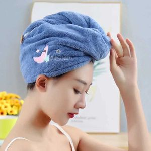 Handelsrockar Womens Magic Ultra-Fin Fiber Shower Cap Handduk Dusch Cap Womens Torra hårlock Snabbtorkning Mjuka kvinnor Turbo Headl2404