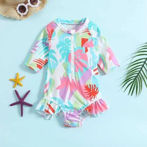 Kadın Mayo Toptan Çocuk Baskı Tatlı Mayo Çocuk Kız Sevimli Summerswimming Suit Baby Güzel Tek Parça Plaj Banyosu