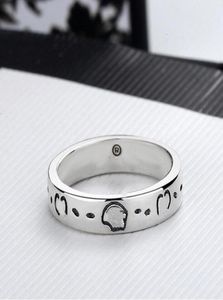 20 Fashion 925 Sterling Silver Skull Rings for Mens and Women Party Wedding Engagement Jewelry Lovers Gift7149953