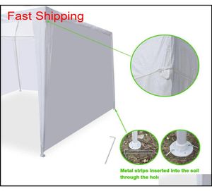 10 X 20039 Outdoor Gazebo Party Tent W 6 Side Walls Wedding Canopy Cater Events Hzipt4216148