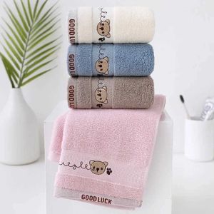 Towels Robes Baby towel cotton bath towel face towel cute cartoon bear hand wipe soft childrens towel newborn bath towelL2404