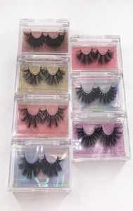 Eyelashes box clear box with lashes tray exquisite popular beautiful package custom label logo hard acylic box3586297