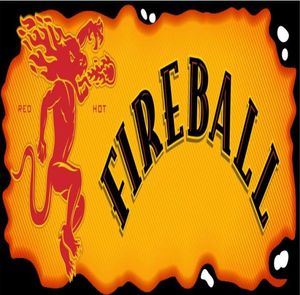 Fireball Flag 3x5ft 150x90cmポリエステル印刷ファンぶら下がっています。