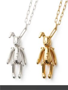 Ambush Rabbit Pendant 925 Silver Necklace Simple Hip Hop Fashion Jewelry Exquisite Present Box Packaging9653043