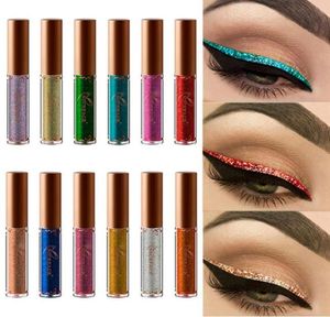 NiceFace Pearled Metalik Sıvı Glitter Göz Astarı Elmas Yüksek İncili Kahverengi Sıvı Eyeliner Dövme Renkli Eyeliner4427246