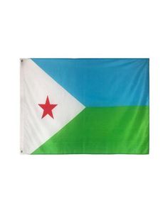 Djibouti Flag High Quality 3x5 FT National Banner 90x150cm Festival Party Gift 100D Polyester Indoor Outdoor Printed Flags and Ban5450963