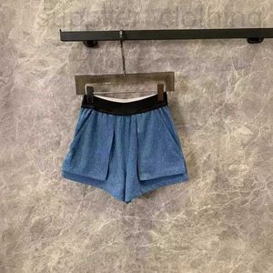 Designer di pantaloncini da donna Nanyou Zhi 24 estate Nuova lettera nastro Contrasto Pantaloni in vita alta pantaloni classici marchio in pelle posteriore SLING ZGXQ