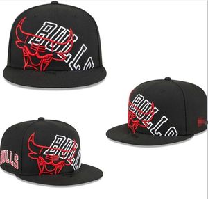 Chicago''Bulls''ball Caps Flowers Patched Snapback Hats Sports Drużyna koszykówki Chicago Hat 23-24 Mistrzów Baseball Cap 2024 Finals Regultable Chapeau A34