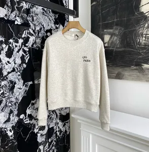 Mäns plusstorlek tröjor huvtröjor på hösten / vintern 2024Acquard stickmaskin E Anpassad jnlarged detalj Crew Neck Cotton E6DW