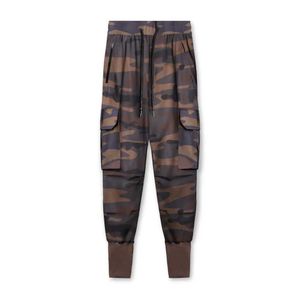 Men's Pants Camouflage jogger sports pants mens casual goods pants gym fitness quick drying ultra-thin Trousers autumn mens Crossfit running track pantsL2405