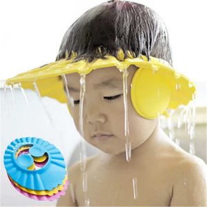 Shower Caps Safe and adjustable childrens waterproof eye and ear protection shower gel shower gel shampoo baby shower capL2404