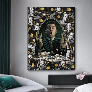 Famous Film Poster Art Classic Movie Canvas Painting Money Wall Art Home Living Room Wall Decor Office Pictures Prints Unframed