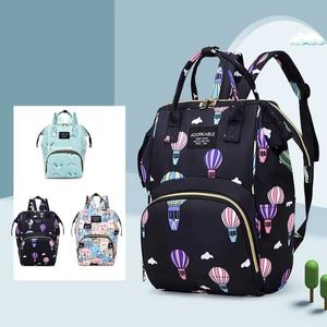 Bolsas de fraldas Mummy grávida bolsa feminina Moda de bebê de grande capacidade Mães Bolsa Multi Funcional Bag D240522