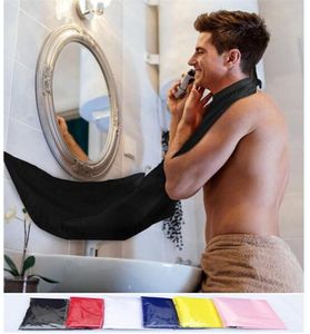 fashion man bathroom beard bib textile highgrade waterproof polyester pongee beard care trimmer hair shave apron8364560