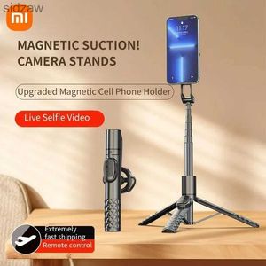 Monopodi selfie Monopodi Stick Stick Magnetic Live Streaming Stand Tripod Bluetooth Bluetooth Foto pieghevole Trovaggio telescopico Rasta di tiro WX