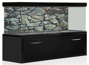 MrTank 3D Effect Rium Bakgrundsaffisch HD Rock Stone PVC Landscape Picture Bakgrund Dekorationer Y2009178704691