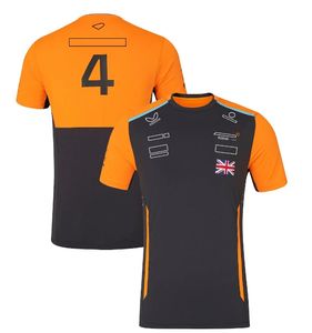 F1 Formula 1 T-shirt a maniche corte 2024 Stubito da corsa stagionale Tunia rotonda con polo con risvolto per i fan