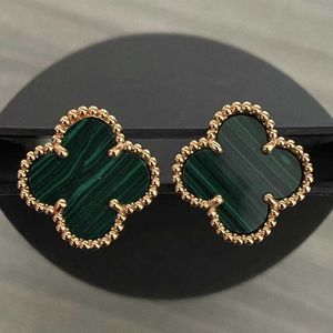 Дизайнерские серьги Винтаж четырех серьги из шарма Clover Clover назад