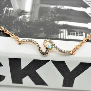 Chain Hot Sale Original Design Simple Fashion S-Curve Crystal Bracelet For Women Cheap Jewelry Wholesale