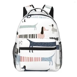 Backpack Women Cine Scandinavian Dog Fashion Borse for Men School Bookbag Mochila