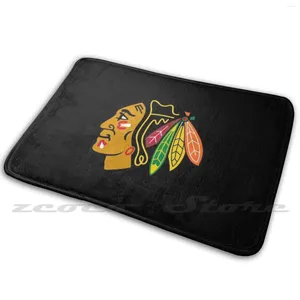 Tappeti blackhawks chicago tappeto acqua assorbire tappetino non slip team USA US Canada Sport Ice Hockey Logo