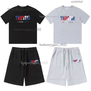 London t Shirt Chest Towel Embroidery Mens and Shorts High Quality Casual Street Shirts British Fashion Brand Trapstar Tracksuits PRXG