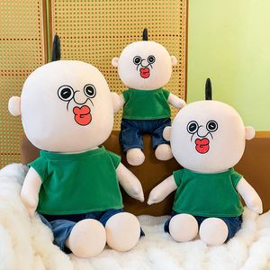 Bangbang Plush Doll Anime То же самое плюшевое игрушечное выражение забавное выражение Bangbang и Xiaoyu окружающие куклы