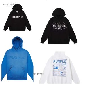 Purple hoodie designer hoodies tröja hoody klassiska bokstäver i samma färg broderier tryck mångsidig avslappnad lös par kläder lila 977 622