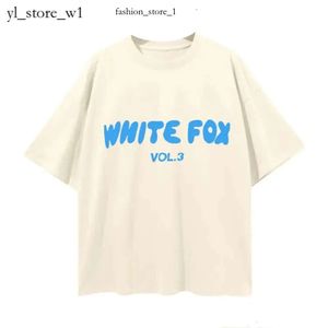 White Foxx Shirt Womens T -Shirt Designer Sweatshirt White Foxx Top -Qualität Baumwolle Casual Tees Woens Shorts Sleeve Street Slim Fit Luxury Hip Hop White Foxx Set 869