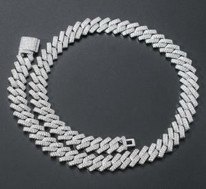 Ожерелье для цепи моды на 10 мм шириной 1624 дюйма золота с покрытием Bling CZ Кубинское колье -колье для сети для мужчин Punk Jewelry3583795