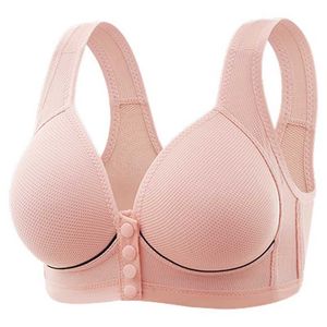 Bras fino grávida de roupas de baixo para mulheres com fivela frontal fechamento de fivela sem costura e anti -flagging tanque feminino BRA Y240426