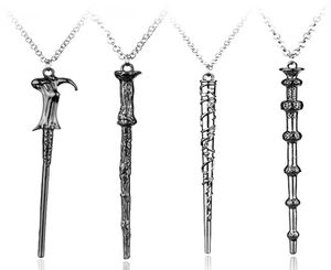 Collane di bacchette magiche vintage pendenti lanciano regali di collana di braccia di incantesimi magici per i fan9071134
