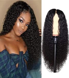 Peruanische Deep Wave Bündel Verschluss Remy Human Hair Web Weave Water Curly Perücke Glueless Spitze Front 2021 Partyvorbevorkommen5916658