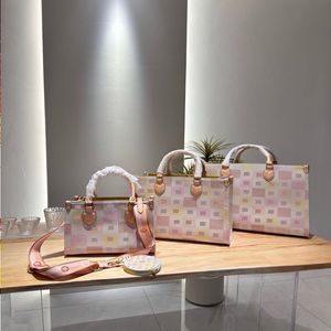 Louls Vutt 24SS Женская цветовая дизайнерская молодежная сумка для женской красивой сумки на плече, кроссбоди, макияж магазины 33 см сумки, новая HA