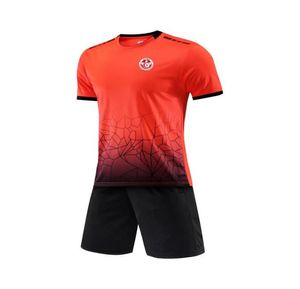 Tunezia National Football Team 2022 Nowe Men039S TrackSuits High Qualality Soccer Training Suits z krótkimi rękawami i TH5942579