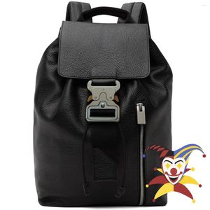 Backpack Silvery Buckle 1017 ALYX 9SM Belt Bag Men Women Drawstring Open Adjustable Shoulder Straps Backpacks