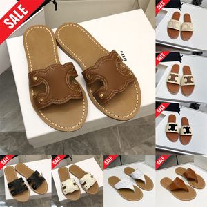 Designers chinelos paris triompha sandálias para mulheres mulheres moda moda luxo claquette sandale quarto feminino slides femininos de verão sapatos de praia sliders