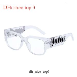 Small Frame Oval Women Palm Angles Letters Versatile Photo Taking Sunglasses for Men Sun and UV Protection 7596