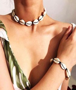 Jewelry Hawaiian style casual necklace handmade shell short clavicle necklace XL4567062528