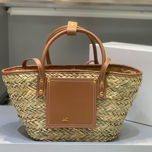 Bolsas de praia de tecelagem de palha sacos de chapéu de palha sacos de bolsas de designer bolsas de compra de bolsa de ombro bolsa clássica bolsa de luxo bolsa de férias de férias de praia