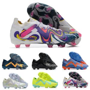 Designerskie buty piłki nożnej FG AG Cleats doładowanie niebieskie zaćmienie szybki żółty biały Ultra Orange Creativity Team Violet Astronaut Football Boots Treners