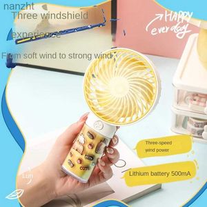 Electric Fans Summer creative portable mini fan USB charging handheld outdoor electric fan crossover mini charging fanWX