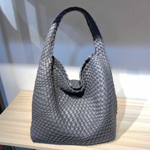 Bolsas de ombro bolsa de couro hobo saco artesanal tecido casual bolsa fêmea de grande capacidade Totes de retalhos Mulheres 221115