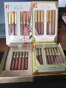 Новая Stila Stay All Day Sparkle All Night Liquid Lipstick Holiday Set Kit 6pcs 8pcs Set Set Drop9942870