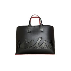 Czarno-czarne lettertotes torebki designer worek nitów czerwony dolna torebki y2k duża pojemność torebka na ramię wielokolorowa Clbag Clbag Tows Cain Trochę iPad