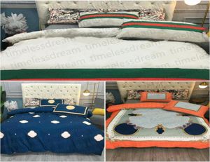 Set di biancheria da letto designer di marchi 4 pezzi di lettiera foglio di lettiera forniture tessili HT17174599856