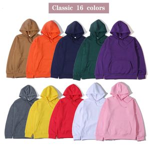 Marke Menswomens Hoodies Frühling Herbst Winter männlicher lässiger Mode Sweatshirts Solid Color Hip Hop Tops 240430