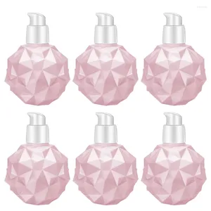 Storage Bottles 6 Pcs Bottled Liquid Makeup Cream Hand Plastic Press Sub Creams Dispensers Girl Lotion