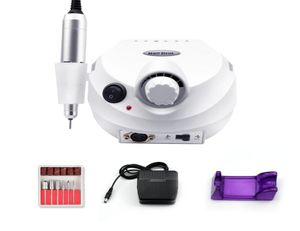 35000 об / мин Pro Electric Drill Machine с 6 битами для ногтей для Manicure Pedicure Kit Tool